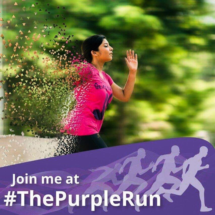 subhivenkat's tweet photo. Join me at #thepurplerun organised by @ForumVijayaMall 💜 https://t.co/u7oSQa8FFx