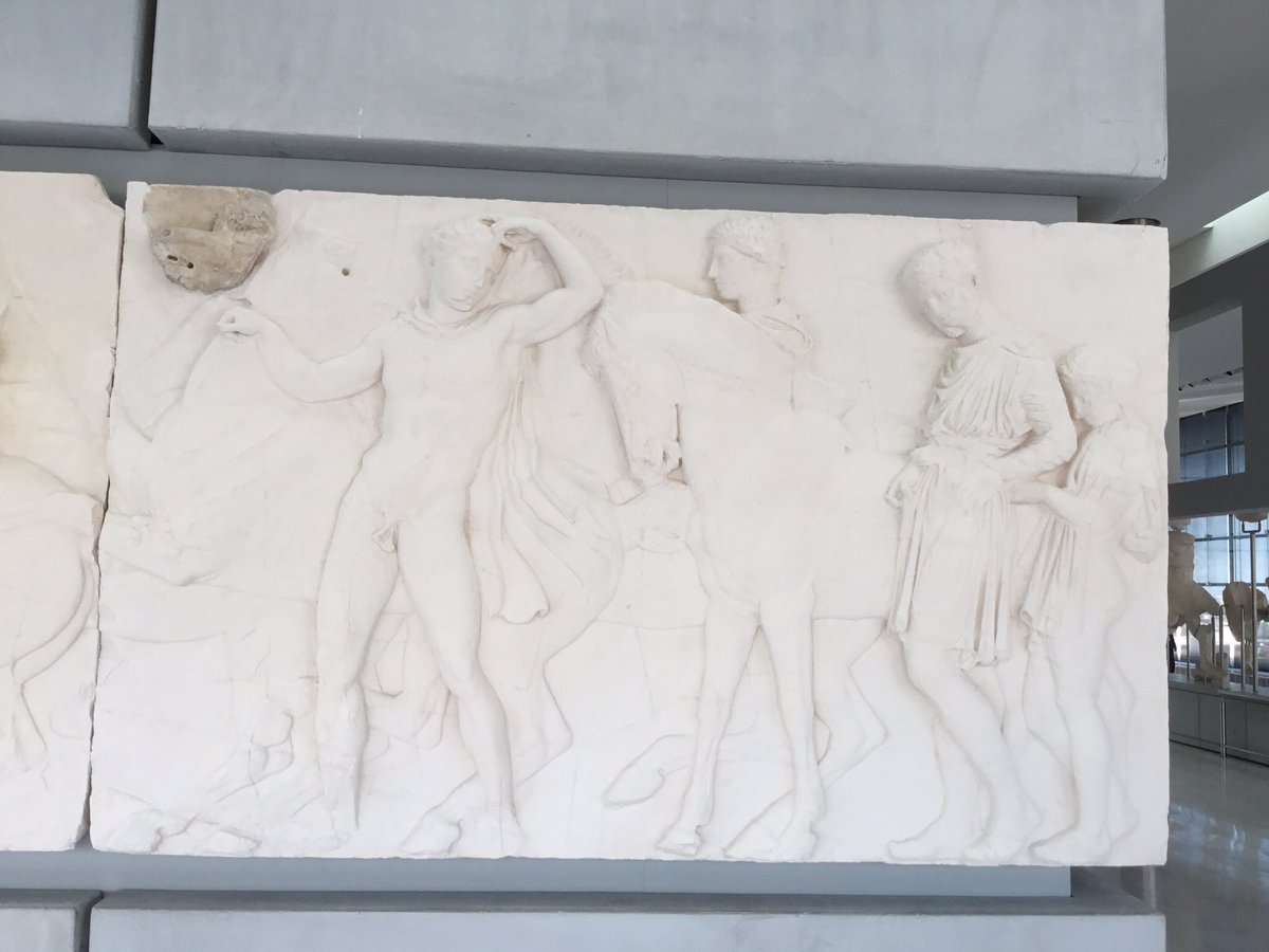VardasGeorge's tweet photo. @KibarisMartha @acropolismuseum The original #Parthenon #frieze section in the #British Museum should be restored to its rightful place in the #Acropolis Museum https://t.co/Q4Ws48iEWg