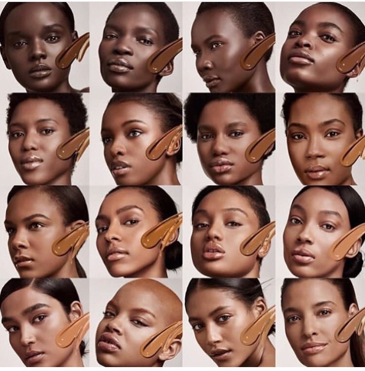 All shades of chocolate! Thanks <a href="/fentybeauty/">Fenty Beauty</a> 🍫