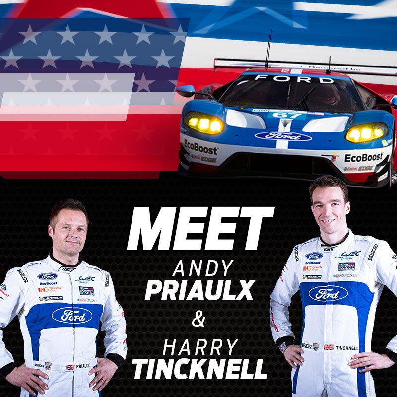 Meet <a href="/andypriaulx/">Andy Priaulx MBE</a> &amp; <a href="/HarryTincknell/">Harry Tincknell</a> at <a href="/MaxwellFord/">Maxwell Ford</a> this Wednesday from 6:30 PM - 8:00 PM EST for autographs &amp; #FordPerformance giveaways