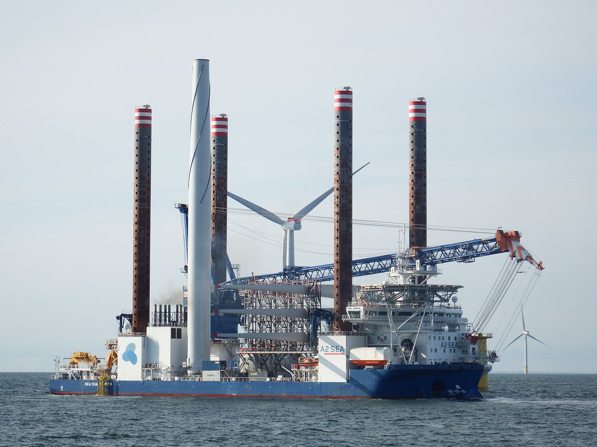 HeavyLiftPFI's tweet photo. Turbines set to turn at Dudgeon
#Turbines #Offshore #WindFarm #WindEnergy #FutureEnergy #A2SEA #Installation https://t.co/b9L4RIPC2s https://t.co/1MjKeF6gcm