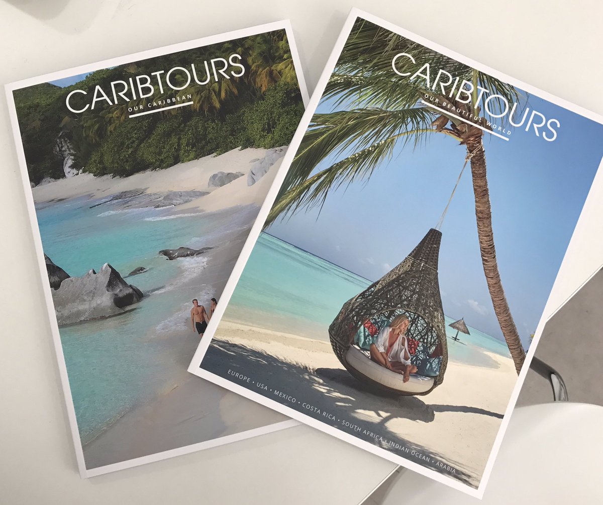 We all love a brochure, especially the new <a href="/Caribtours/">Caribtours</a> editions - love them!! #luxurytravel #caribbean