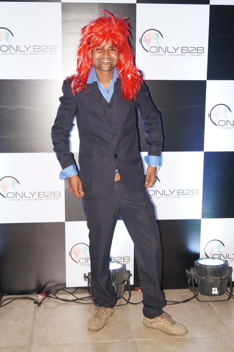 OnlyB2B's tweet photo. Every year, #Onlyb2bian come up with a strange & funny look.
Had lots of Fun & Food at 3rd #RnR Event, 2017 Office #AnnualBash #Party https://t.co/N6AUF860z1