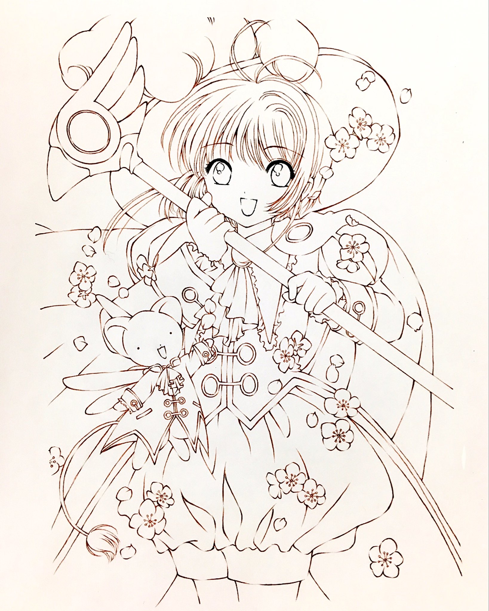 Uzivatel Wakana Na Twitteru 過去絵 線画と完成版 これ描いてる時 腱鞘炎になるかと思ったw Rt Amp して頂けると喜びます 過去絵 イラスト 絵 模写 コピック 色鉛筆 カードキャプターさくら 絵描きさんと繋がりたい T Co Ayn2f0b0v5 Twitter