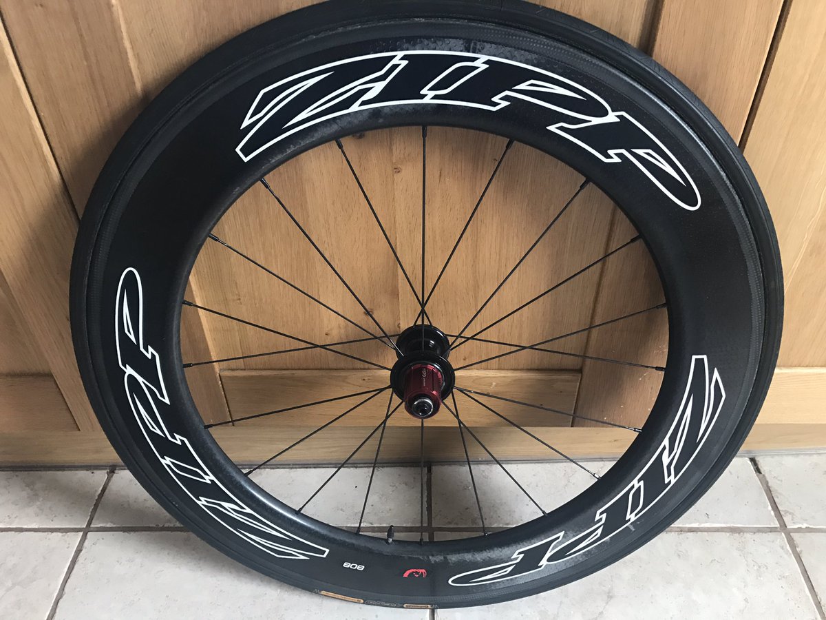 gibbo_matt's tweet image. For sale - Zipp 808 Firecrest tubular carbon rear wheel - £350.

Shimano 11 speed complete with skewer and Conti GP4000 tub