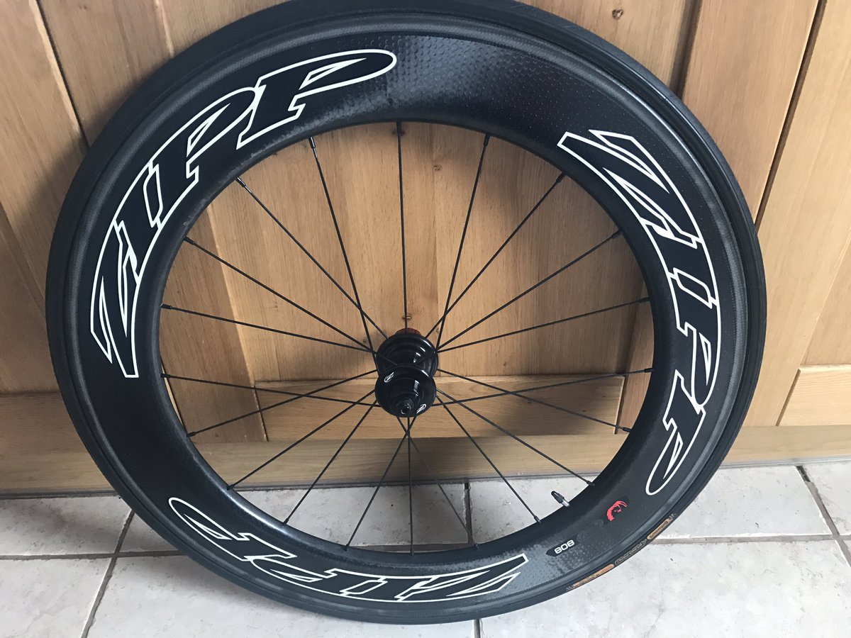 gibbo_matt's tweet image. For sale - Zipp 808 Firecrest tubular carbon rear wheel - £350.

Shimano 11 speed complete with skewer and Conti GP4000 tub