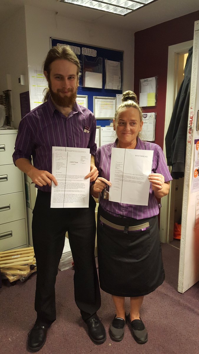 Diane and Tim with their letter of gratitute for their hard work from Alisson Brittain well done! <a href="/dls29411/">Darrel Sabin</a> <a href="/placemadebyyou/">A Place Made By You</a> @MCRDeansgatePI