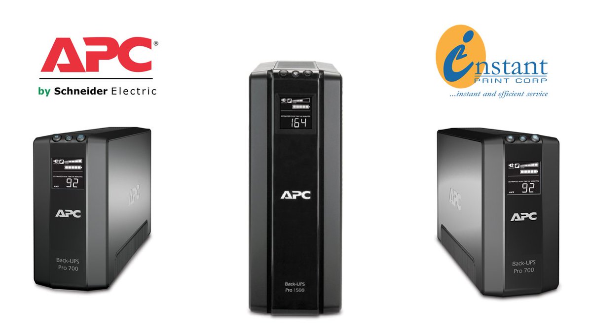 InstantPrintPR's tweet image. Ustedes nos piden y nosotros lo conseguimos. Ahora en Instant Print tenemos la línea de productos APC by Schneider Electric.