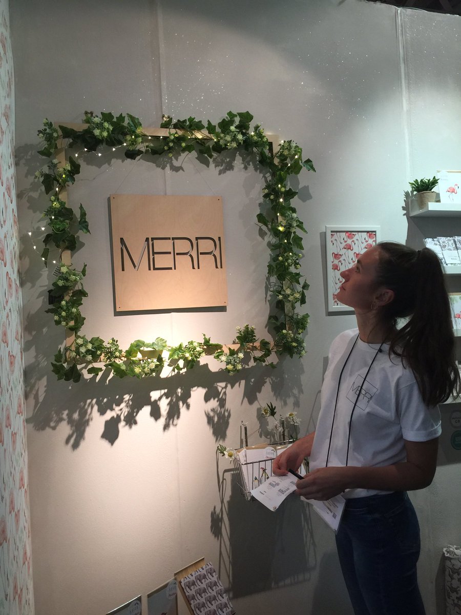 It's day 2 here at <a href="/TopDrawerLondon/">Top Drawer</a> ✌🏼🌿 pop by and see the Merri wares! SP233 🐾 #TopDrawerLondon #TopDrawerAW17