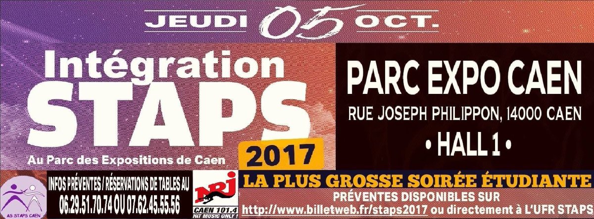 FootMercastaps's tweet photo. Amis stapsiens, amies stapsiennes, la soirée d'intégration Staps fait son grand retour au parc expo cette année pour une soirée de folie 🔥 https://t.co/0tss0vmd0O