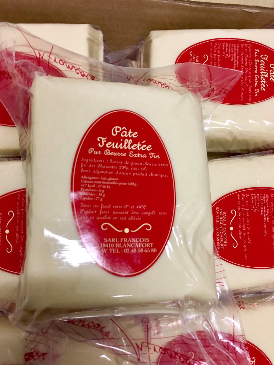 La grande qualité des produits "Pâte Feuilletée François" saluée par les professionnels et les particuliers #ExcellenceAlimentaire #Cher
