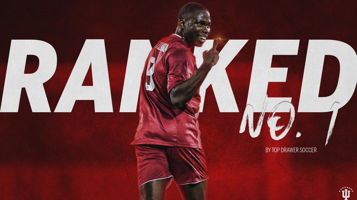 IndianaMSOC's tweet photo. The Hoosiers are the new No. 1 team in the nation in the latest @TopDrawerSoccer Rankings!

#Q49 #GoIU ⚪️🔴 https://t.co/6NcHkPNS4J