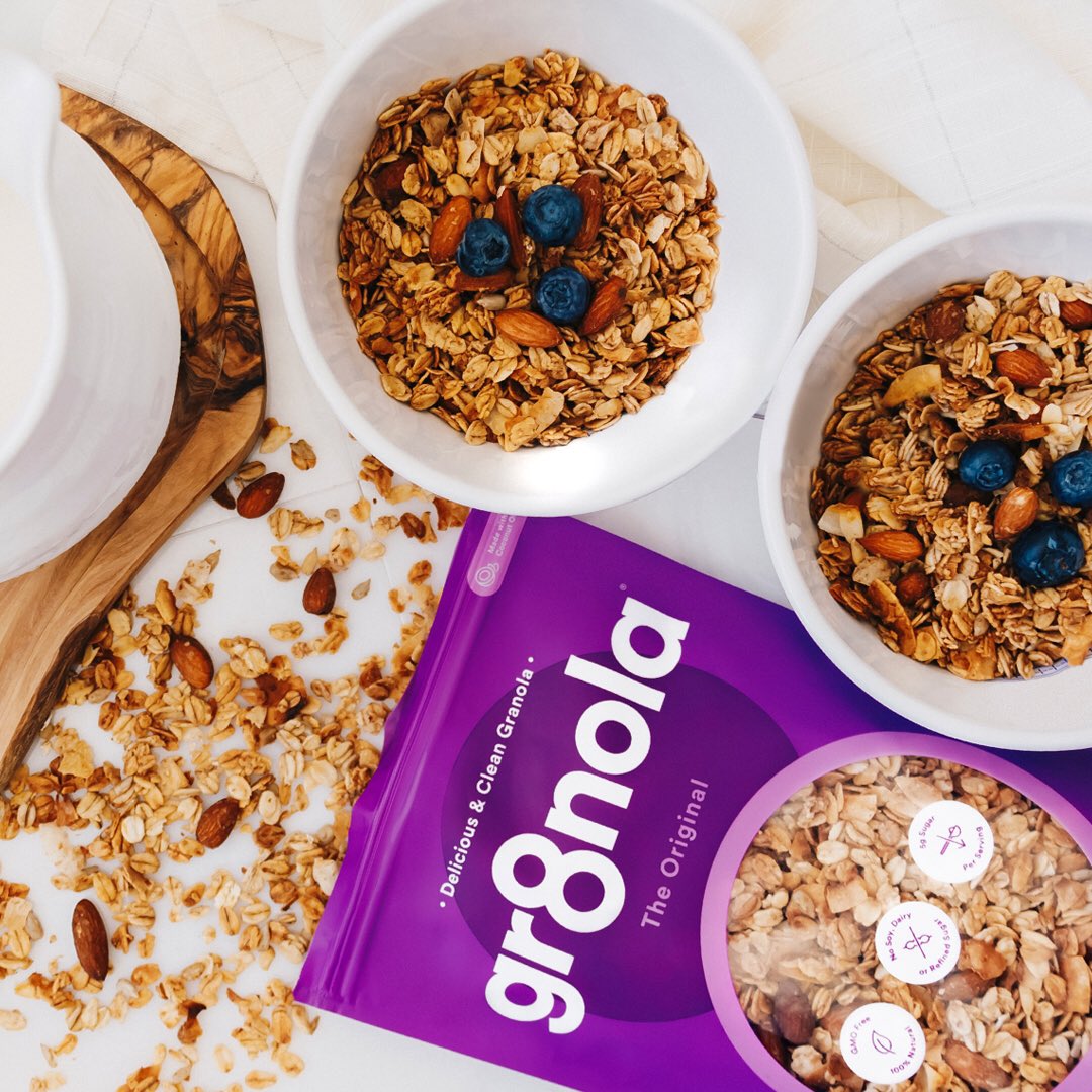 NEW WORK - Brand Identity &amp; Packaging Design for Gr8nola. For more info visit: deucestudio.com #branding #packaging #design