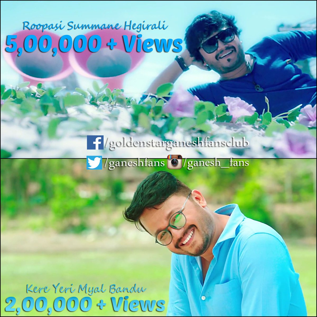 GaneshFans's tweet photo. 200k+ Views for #KereYeri Song 👉 https://t.co/puwS1YKyal
500k+ Views for #Roopasi Song 👉 https://t.co/mJWshQNem3
#MuguluNage #GaneshFans https://t.co/JzhFLLBx7f