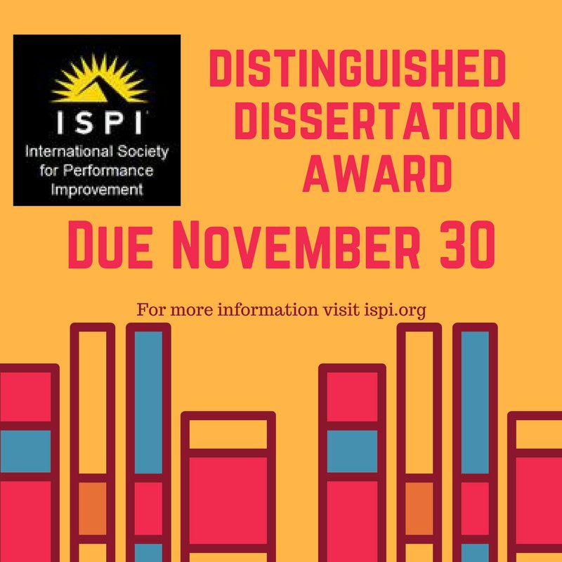 ISPI1962's tweet photo. Distinguished Dissertation Award Submissions Due November 30! #ISPI2018 https://t.co/pXu8arTjBf https://t.co/QFASwCA3b4