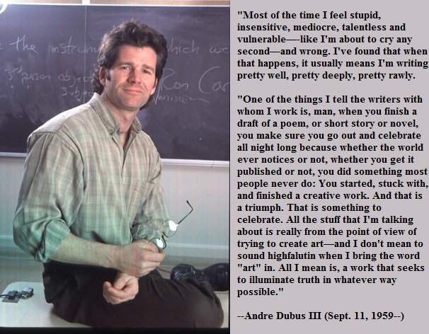 Happy birthday, Andre Dubus III! 
