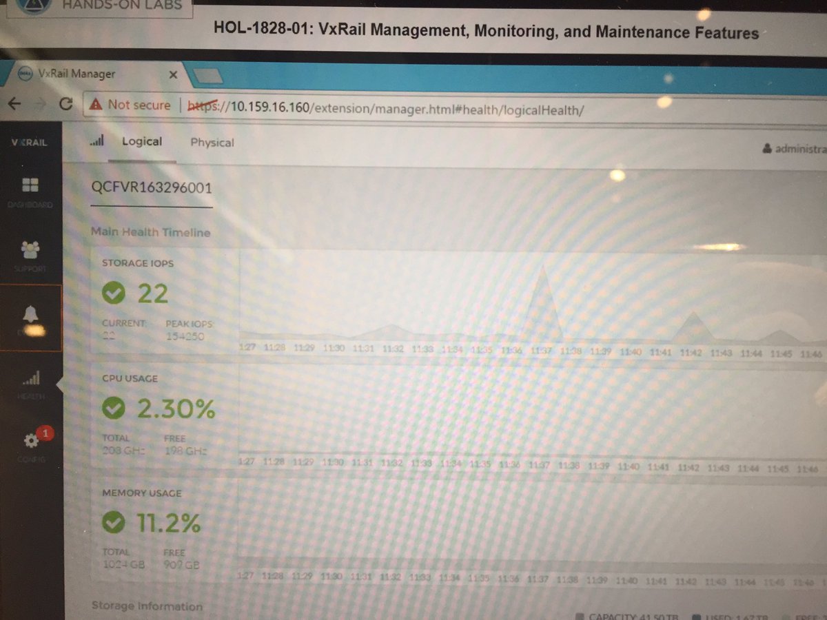 amitpanchal76's tweet image. The best lab I&apos;ve taken today #VMwareHOL #VxRail #HOL1828
