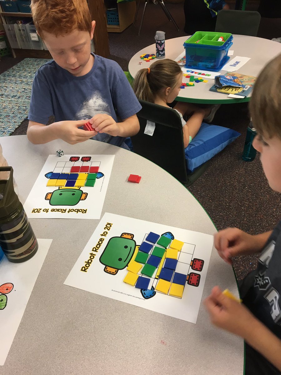 CarbajalTweets's tweet photo. Learning a new math game #robotrace #mathchat #tenframes #1stmath https://t.co/mDB7NWLk7Q