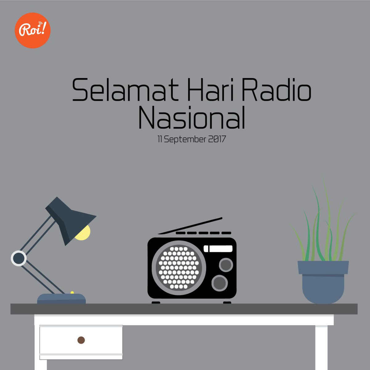 Selamat #HariRadioNasional warga kreatif, jaya di udara, laut, daratan wahai pendengar setiaku hmmm.... muach~