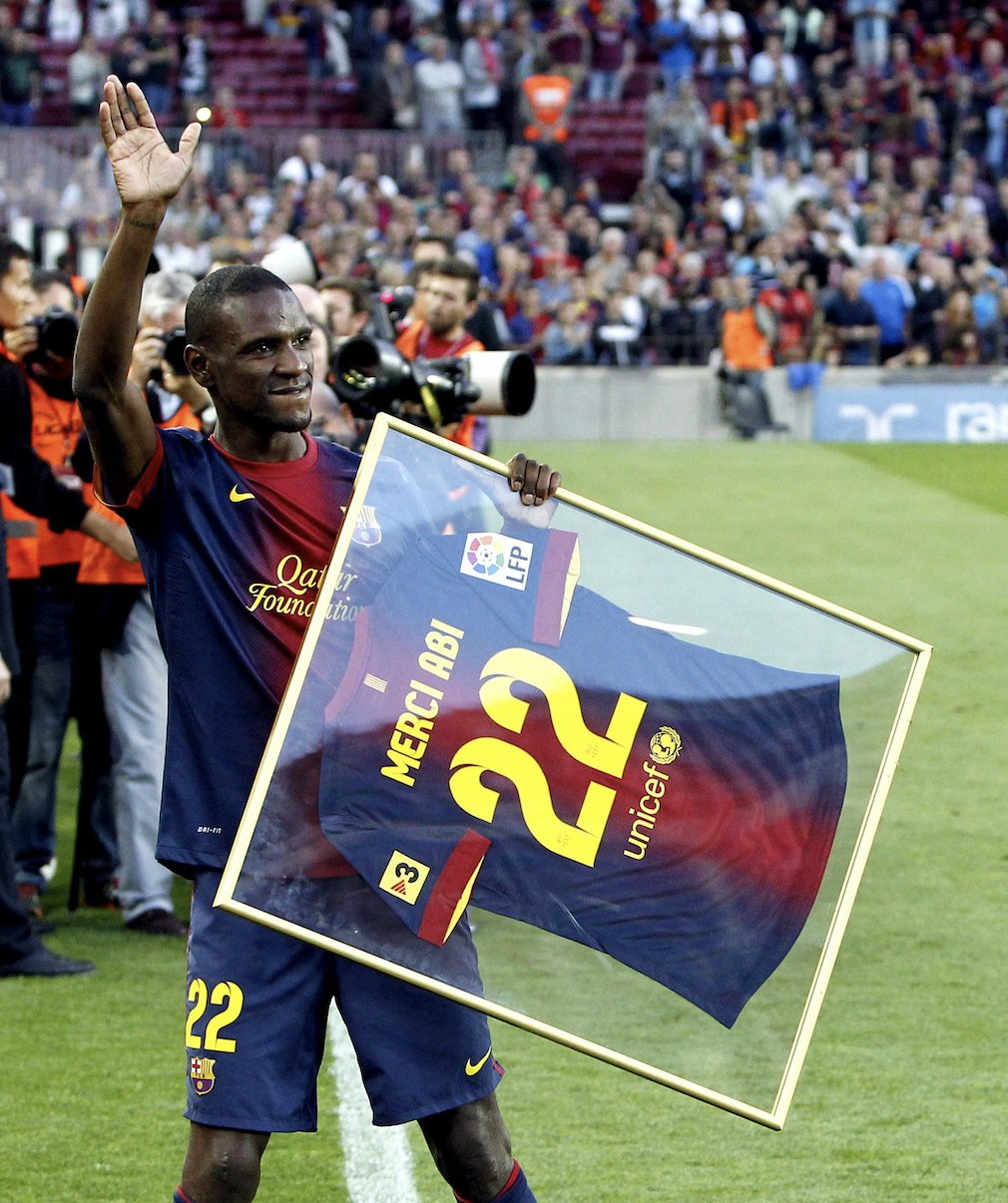 Happy Birthday to Barcelona Legend Eric Abidal!  19 trophies Beat Cancer Inspiration 