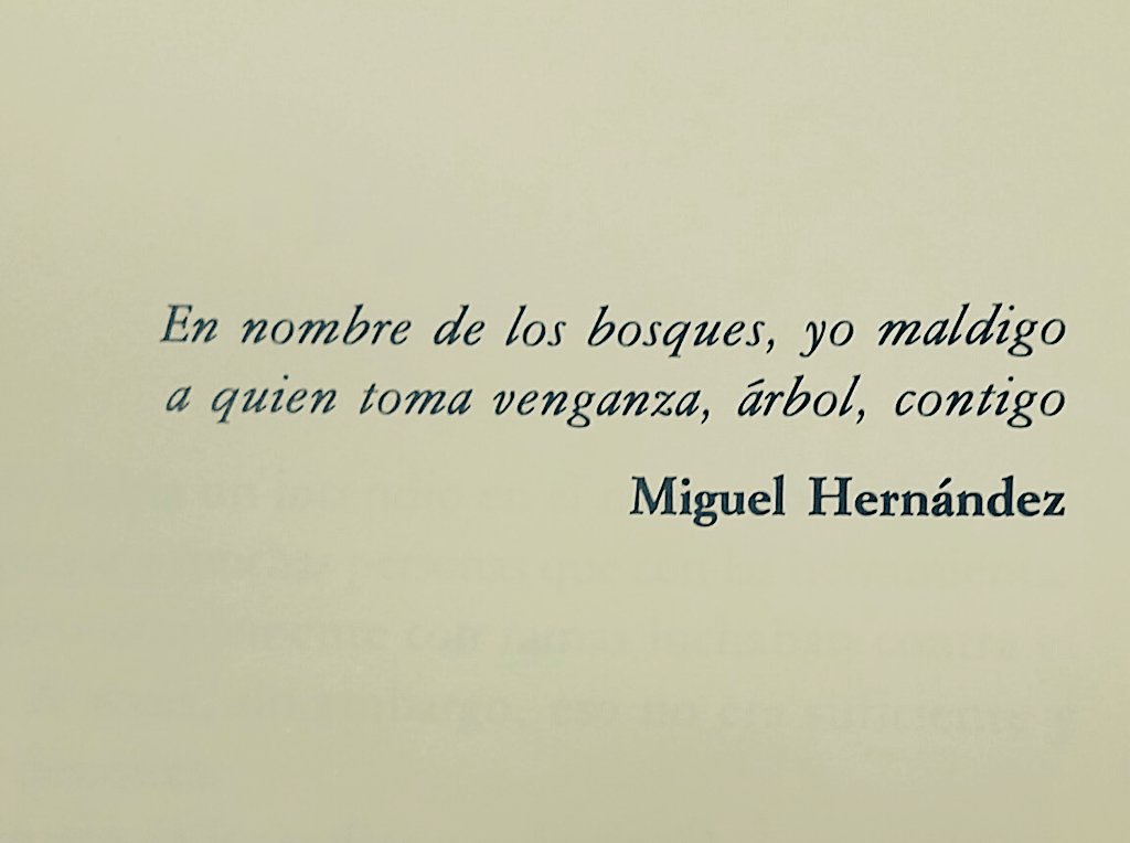 Tras el fin de semana que hemos pasado, nos sale del corazón estás líneas de Miguel Hernández