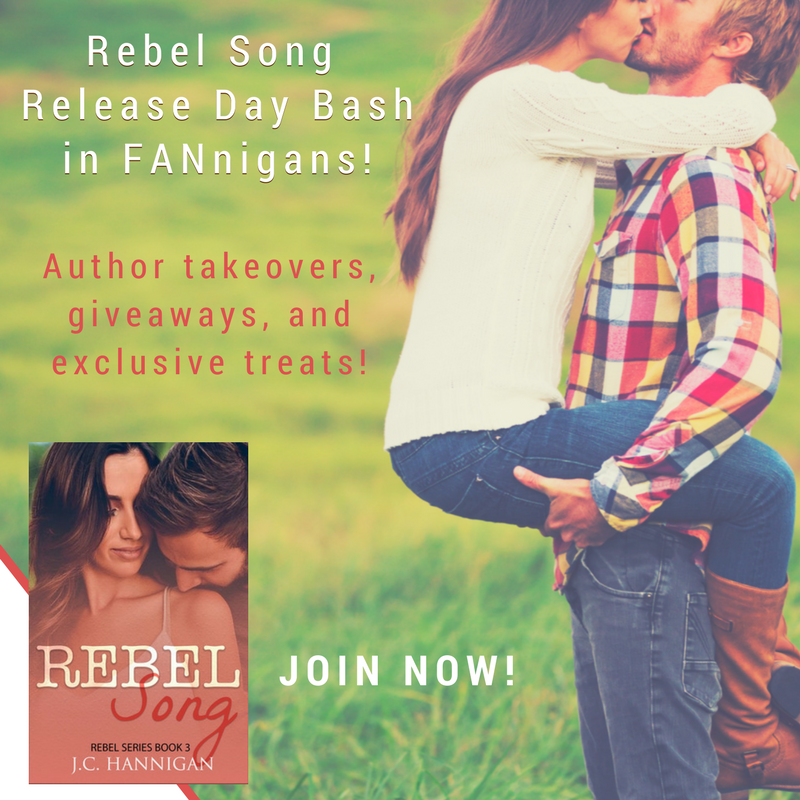 jchanniganbooks's tweet photo. 7 days until the #RebelSongReleaseDayBash in #FANnigans! Don't miss out on the fun, join now โ https://t.co/km0GiGB3JD https://t.co/uNoZuF0QxS
