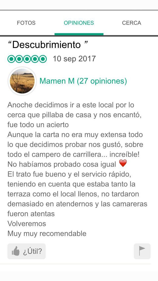 #Comentarios de #clientes en <a href="/TripAdvisorES/">Tripadvisor España</a> que nos alegran los #lunes 😍 
#ComunidadPower #MondayMotivation #jamónpower #málaga #restaurante