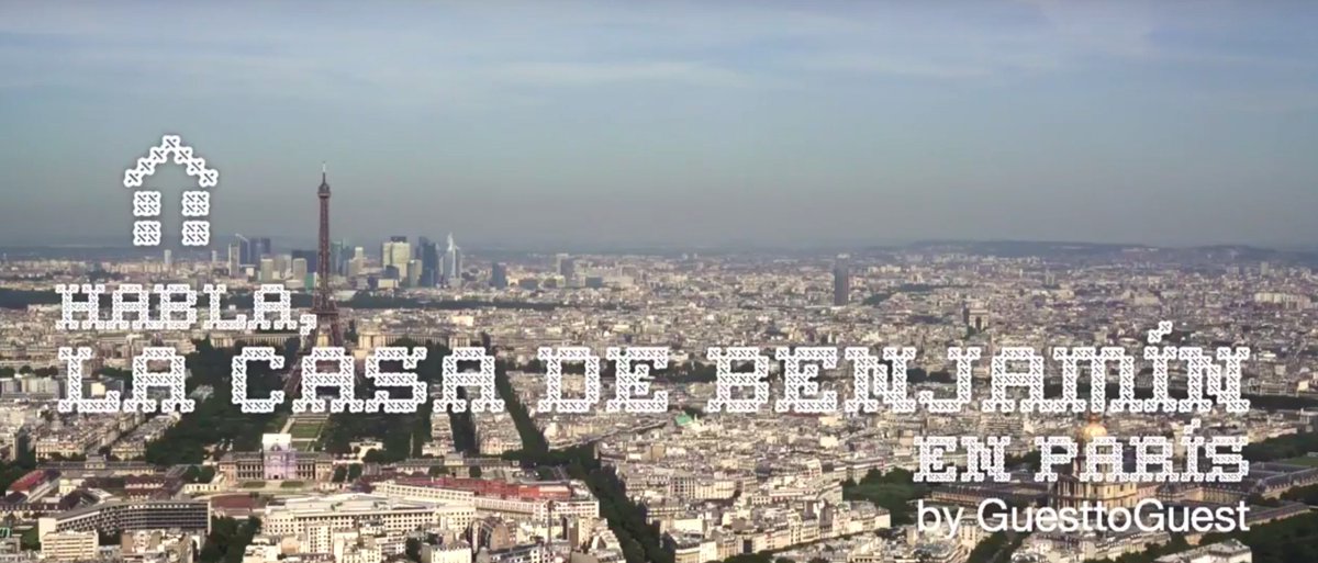 algoqrecordar's tweet photo. ¿Existen las casas que hablan? Nosotros nos quedamos en una en París que sí lo hace. Dentro vídeo: https://t.co/iYHofYLNNv @GuestToGuest_ES https://t.co/AuQikFM3FO