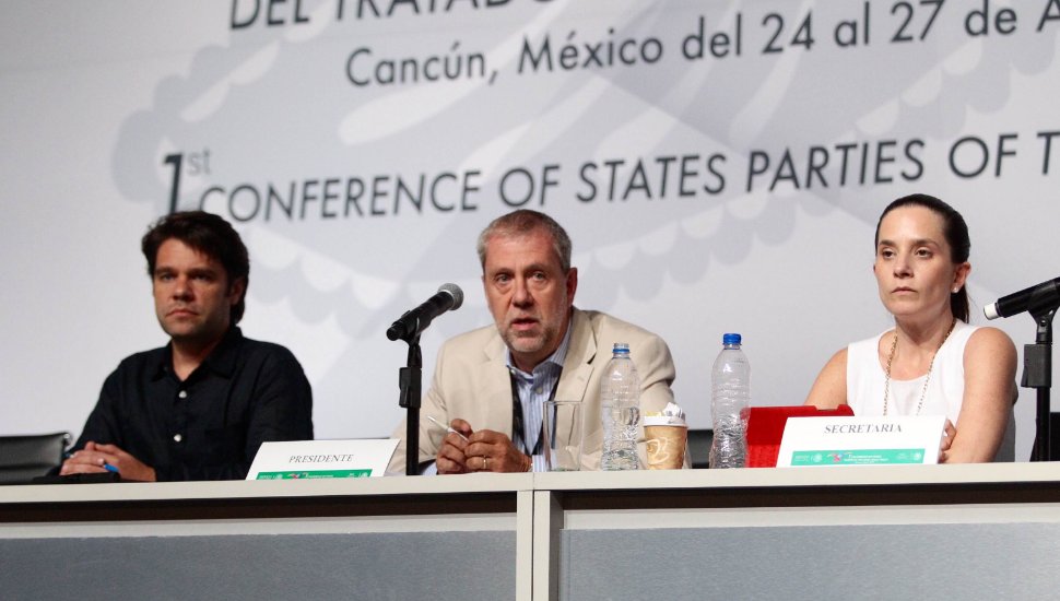 ljcampuzano's tweet photo. El #TratadodeArmas ha sido prioridad para #MxMultilateral, promotor de su negociación, adopción y entrada en vigor #CSP2017 #ArmsTreaty https://t.co/XbMkL6chWK