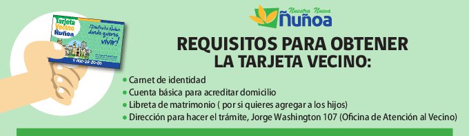 Municipalidad de Ñuñoa tweet media