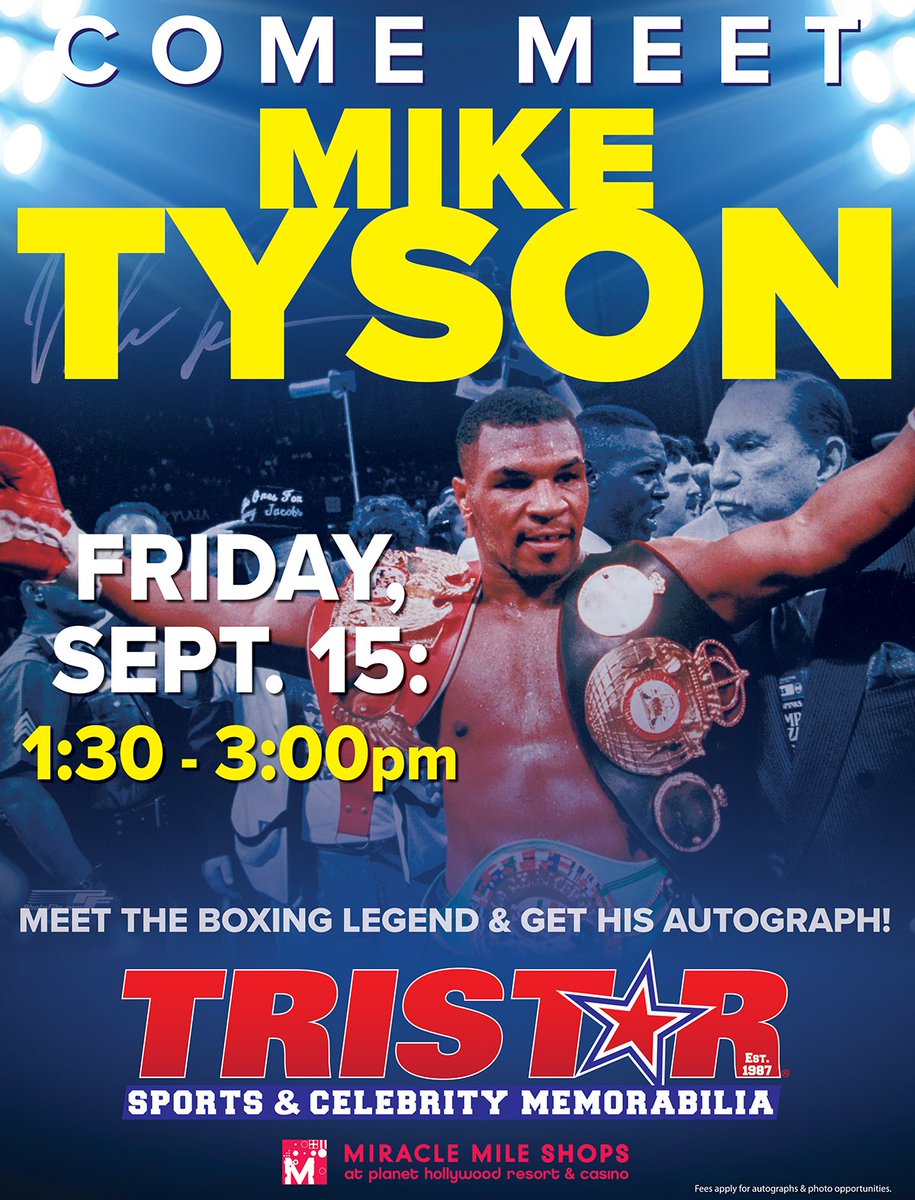 TRISTAR Sports Mem. (TRISTARVegas) Twitter