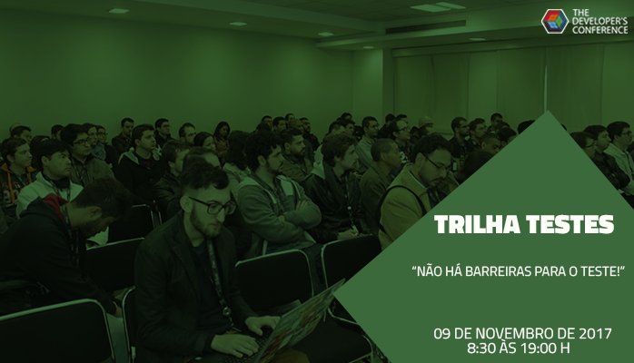 TheDevConf's tweet photo. A #TrilhaTeste tem como público profissionais interessados em qualidade de software.
https://t.co/sxoEvzmcnn https://t.co/HQX9cP0IYd