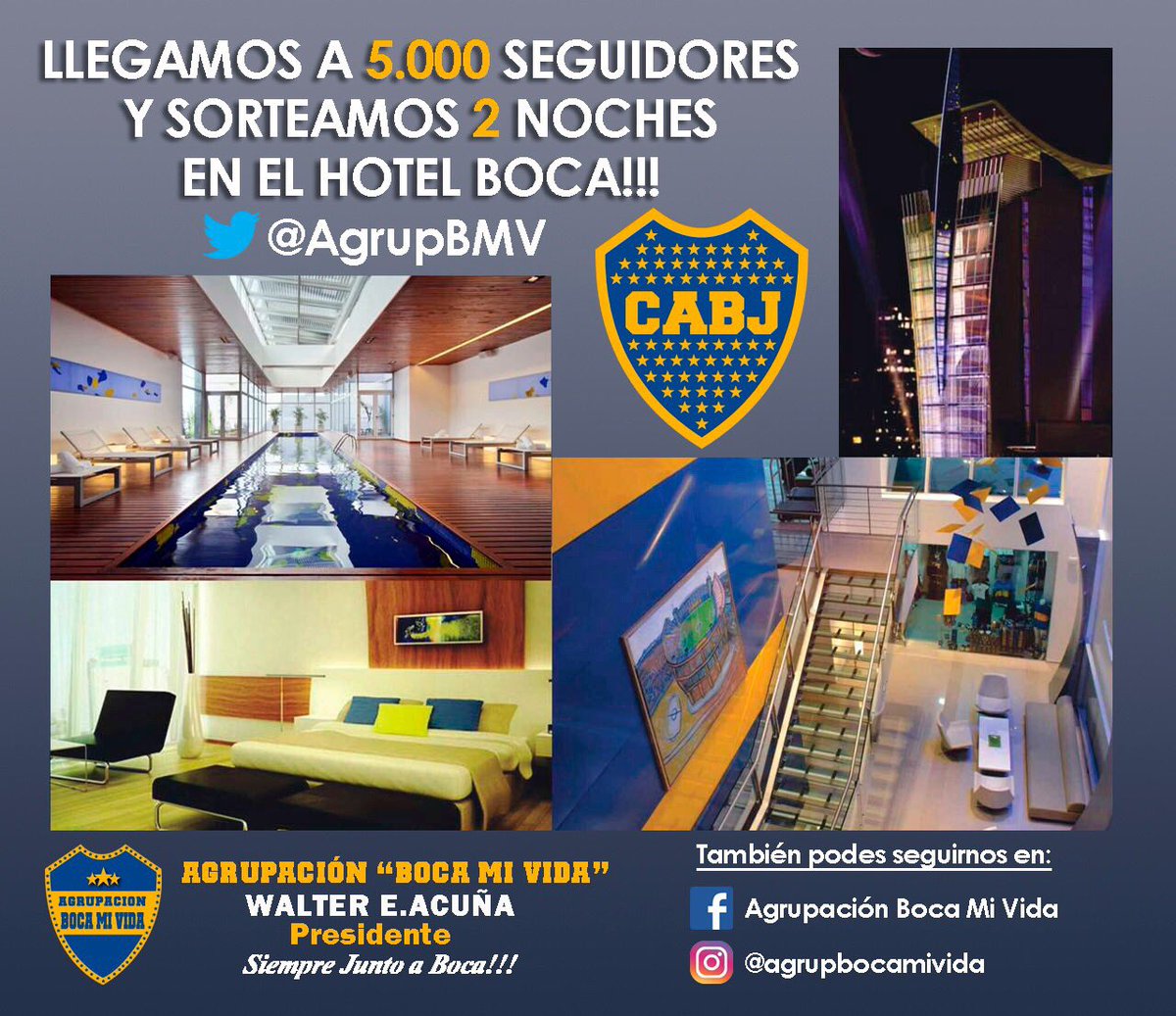 AgrupBMV's tweet photo. A los 5mil seguidores hacemos este sorteo,No te lo podes perder!!! Con solo seguirnos y hacer RT ya estás participando!!! https://t.co/oIUtktjYJw