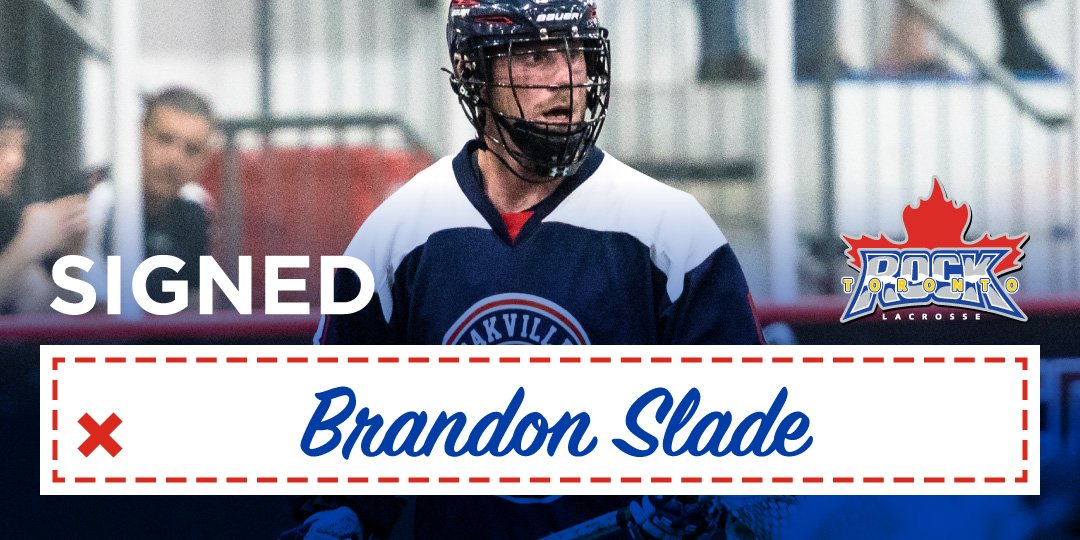 TorontoRockLax's tweet photo. Rock re-sign Mikey MacDonald, add FA Brandon Slade.  Details: https://t.co/pEv5LPxKFQ https://t.co/suSZaOTbuR