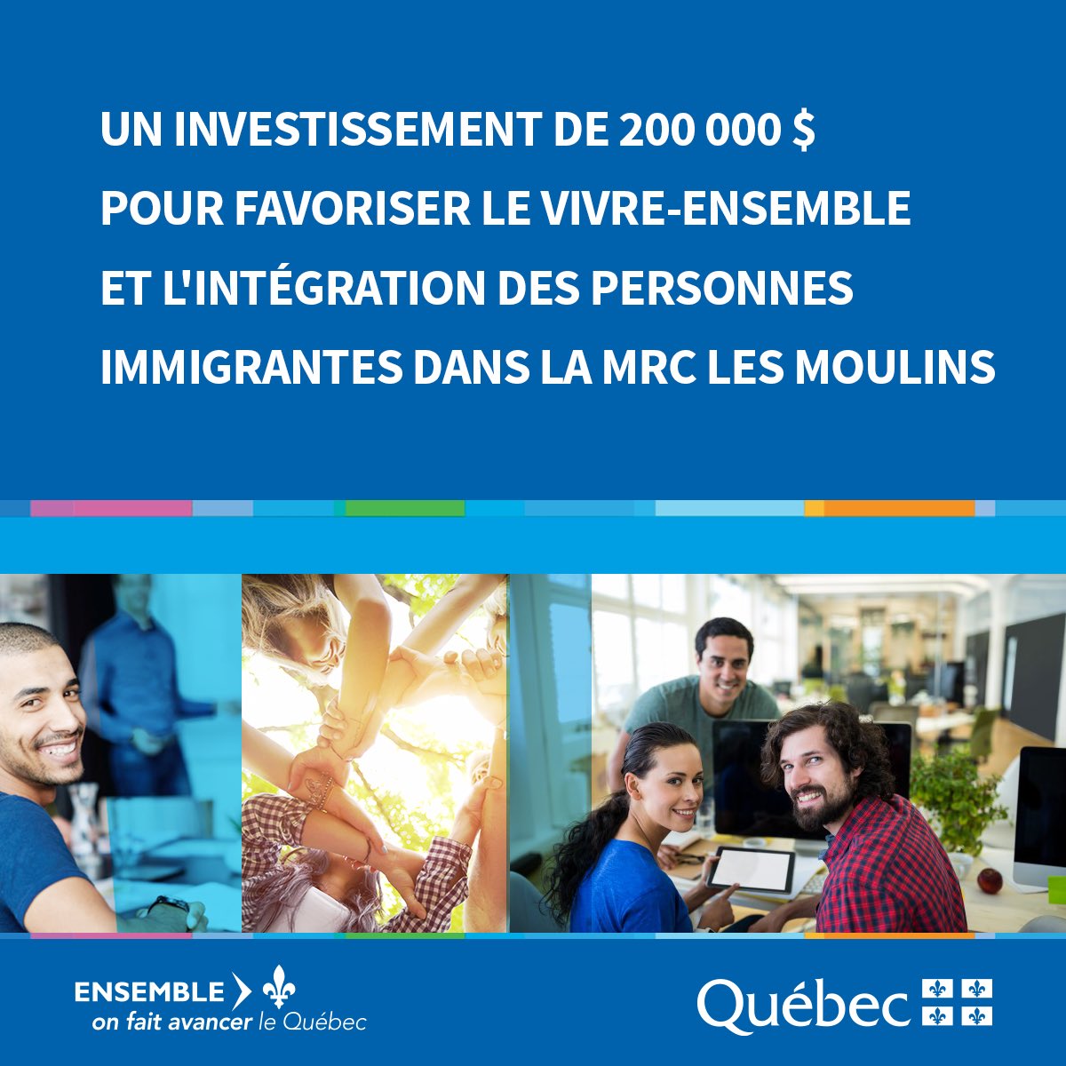 Kathleen_Weil's tweet photo. Salle comble pr annonce de 200 000$ pour projets favorisant le vivre ensemble dans MRC Les Moulins #polqc @LiseT_ALR https://t.co/SFPKPL2muV https://t.co/hykZEffbOX