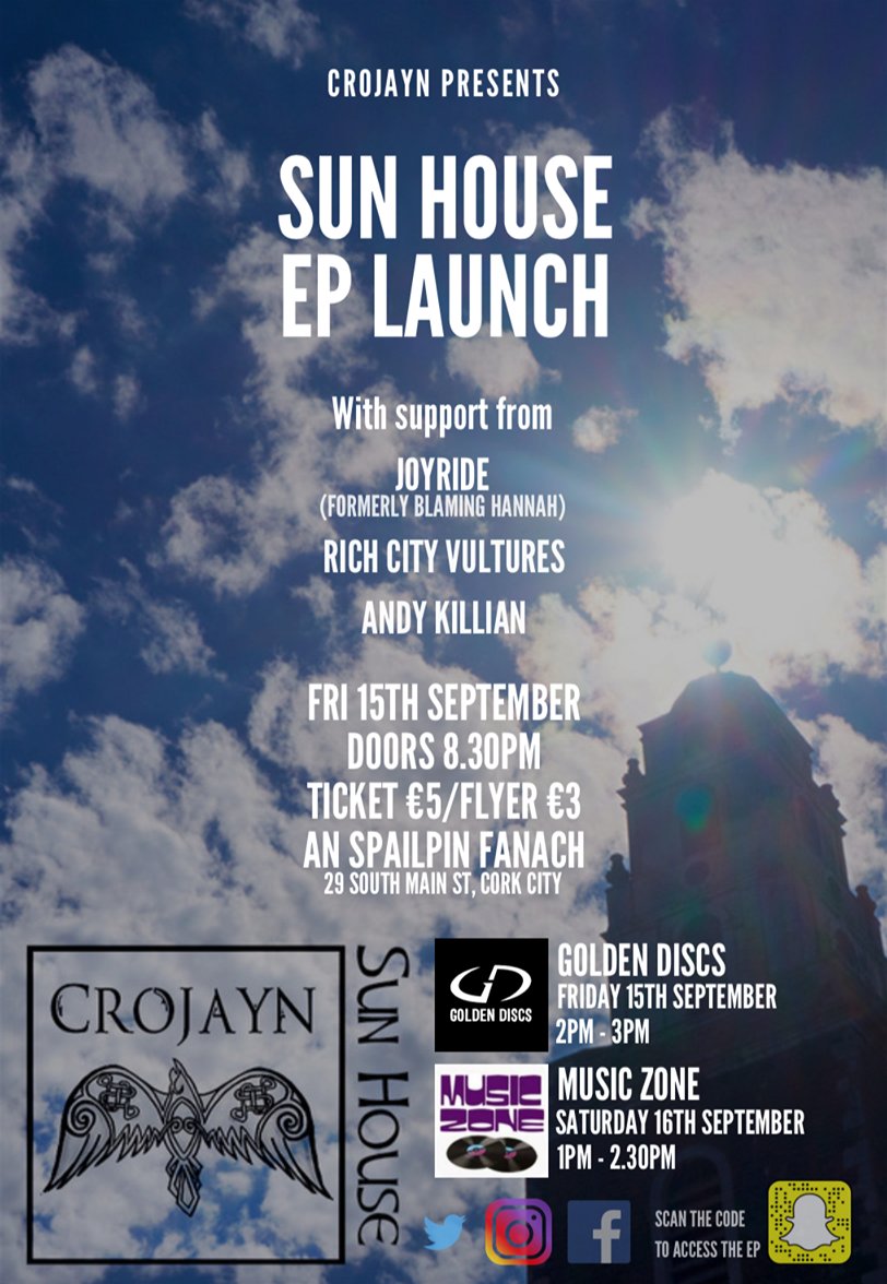 3 launch dates this weekend, hope to see ye there!

<a href="/GoldenDiscs/">Golden Discs</a> <a href="/anspailpin/">An Spailpín Fánach</a> <a href="/MusicZoneDV/">Music Zone</a> @Cork__Today