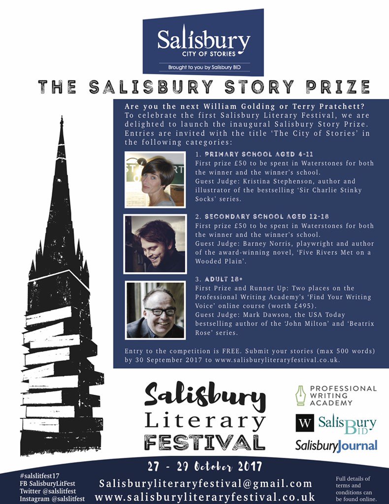 The #SalisburyStoryPrize, for anyone wanting to get #creative