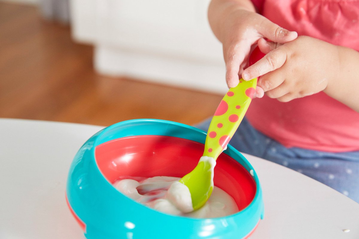 Our Inside Scoop Bowl brings a cheerful pop of color to mealtime, with a suction base to avoid slips and slides. bit.ly/2g2zyaT