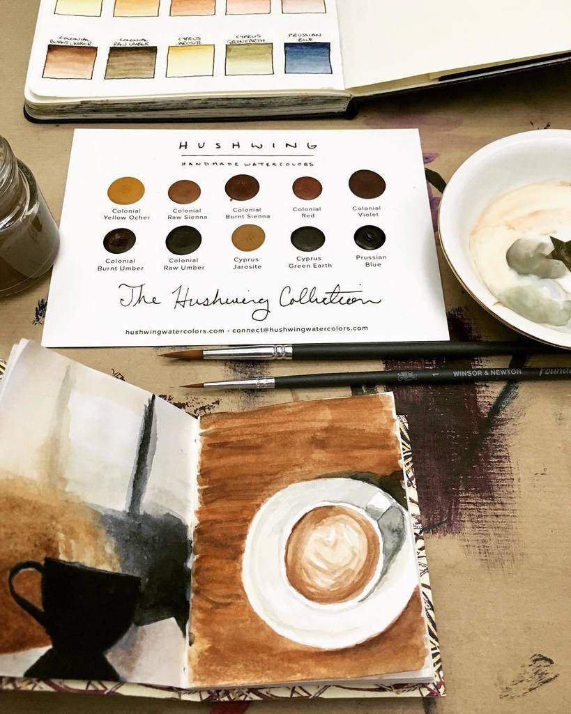 pixeldiva's tweet photo. Latte art
#10minsbeforebed #art #hushwingwatercolors #handmadewatercolors #watercolour #painting #samplecard #doiโฆ https://t.co/JQysoNKbAd https://t.co/gz0WrUKTWS