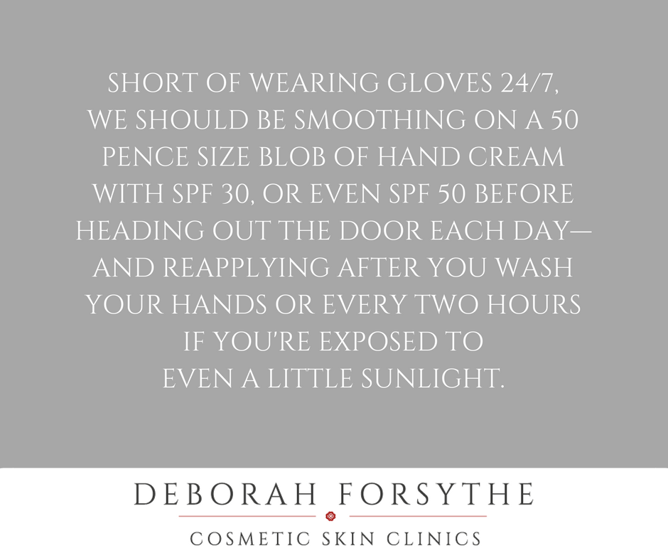 DebForsythe's tweet photo. This month we’re going to focus on your hands: what makes them look old and how you can try and reverse it. https://t.co/7Xip6rkP15