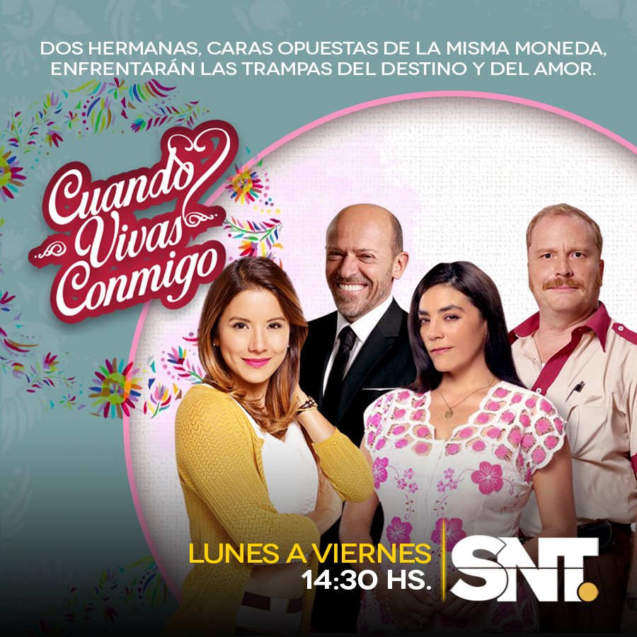 SntNovelas's tweet photo. Cuando Vivas Conmigo!

Lunes a Viernes 14:30 hs,

SNT https://t.co/dwO8uumMkX
