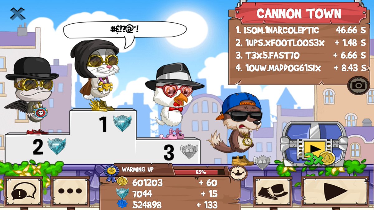 Stiltskin_Rumpl's tweet photo. Get on my level, son! #funrun2 #XFOOTLOOS3X #Fast70๐๐๐ #maddog61six https://t.co/7xo2bDOiri