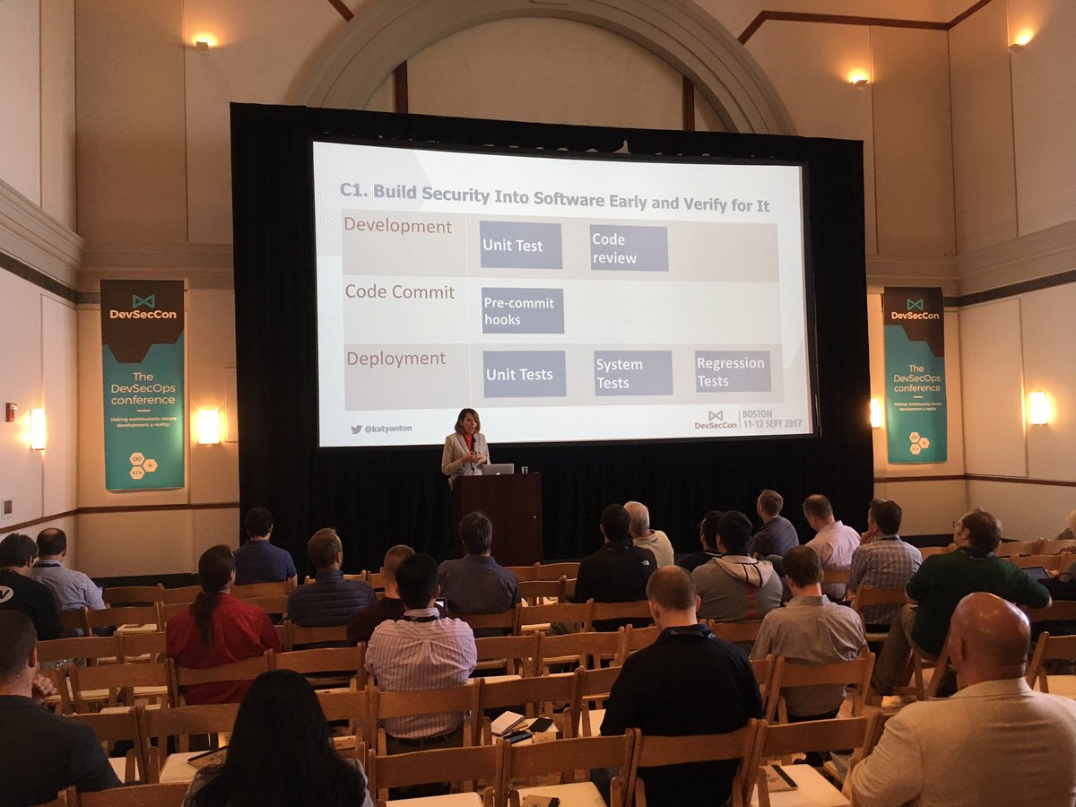 What are your security requirements? How are you testing for them? Looked at ASVS? #DevSecCon