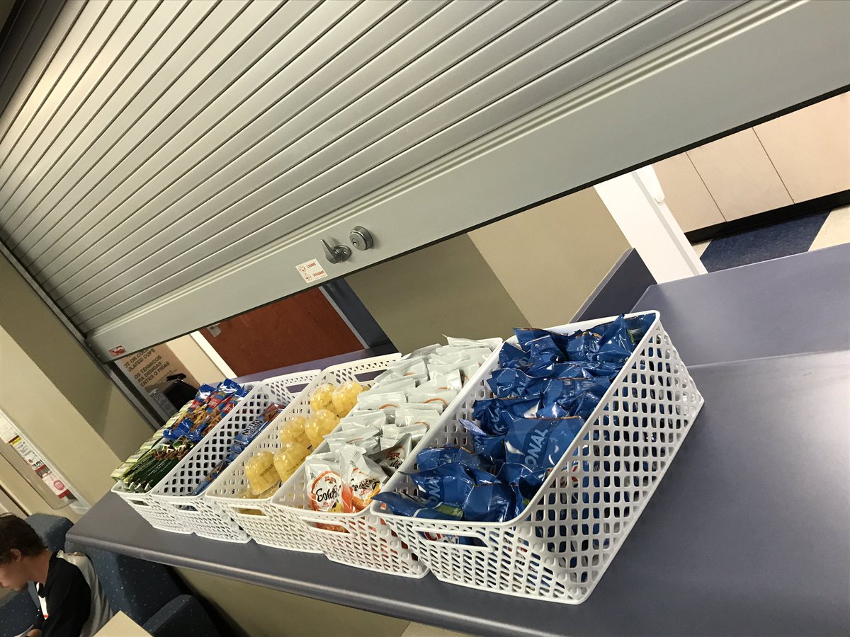 FedEx fueling station up and running! Snacks available opening to closing time.