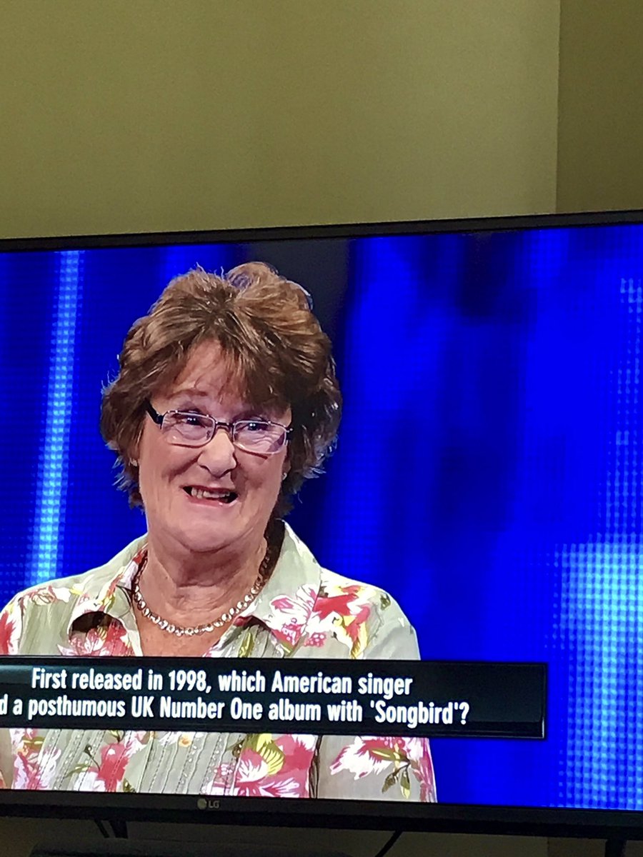 AlisonPalmer2's tweet photo. @MrsBrownsBoys think I've just seen Agnes's secret twin on Tipping Point! https://t.co/K5TPWFoGEa