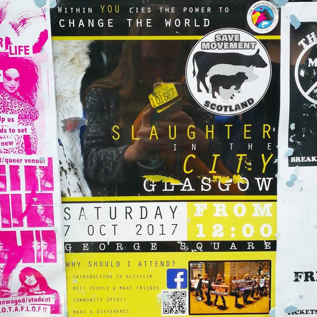 Save_Scotland's tweet photo. Glasgow's first 'Slaughter in The City' event - will you be there? 

🕊️🌍 https://t.co/BNwyvRWi8f