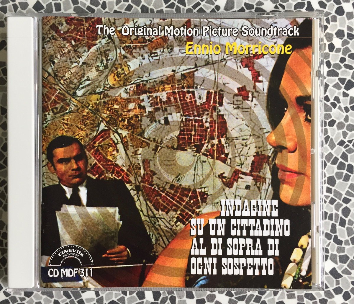pifconoma's tweet photo. 🎵 Investigation of a Citizen Above Suspicion #EnnioMorricone old #Cinevox & new #ExpandedCD #ElioPetri #FlorindaBolkan #GianMariaVolontè 🎵 https://t.co/ix0dM9K0Hx