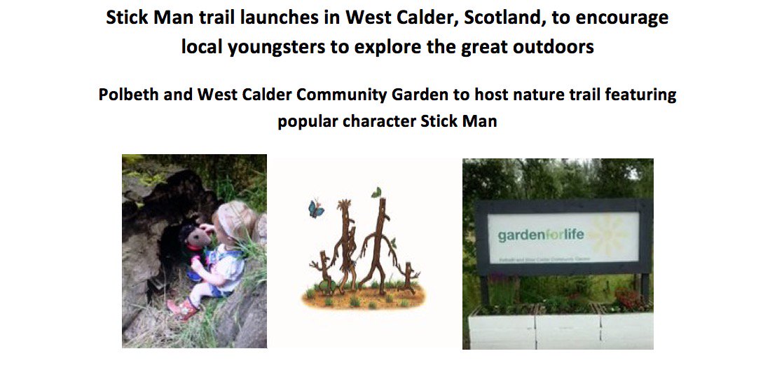 .<a href="/pwccg/">pwccg</a> Launch of Stick Man Trail at the Polbeth and West Calder Community Garden polbethandwestcaldergarden.weebly.com/events.html
