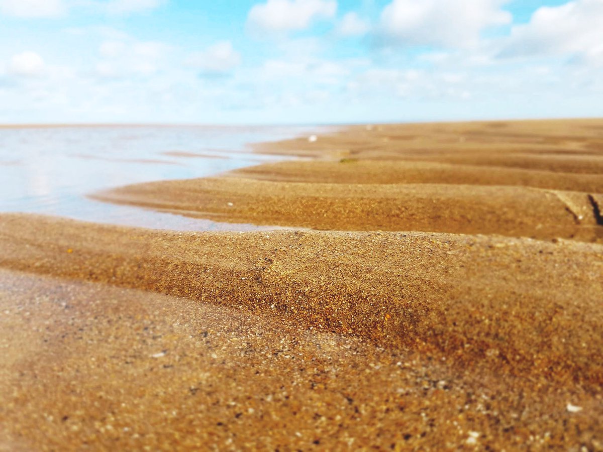 A macro view of #ocean wave-formed ripples at the #beach today.
#ourchangingclimate