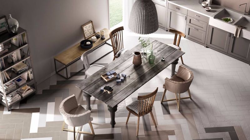 HomeCS1's tweet image. Bois ou béton ciré, le carrelage grès imite à la perfection des matériaux divers. En plus, son entretien est facile.